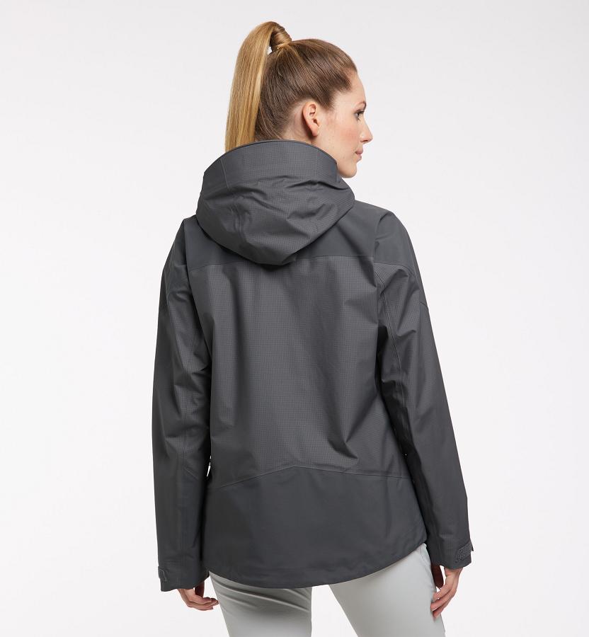 Haglöfs Womens Roc Spire GTX Ski Jacket Black New Zealand 65021KTDA